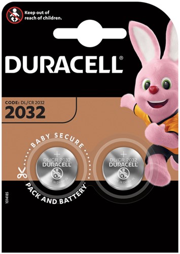 Batterij Duracell 2032 lithium 2pack 2 Stuk