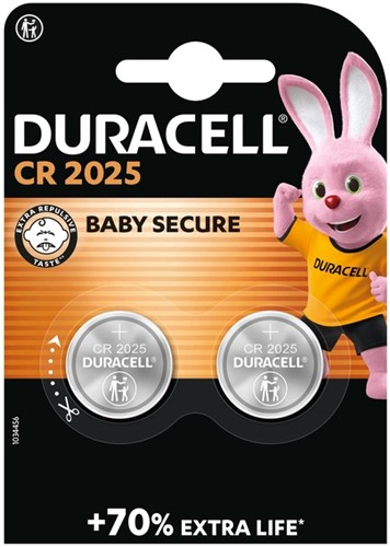 Batterij Duracell 2025 lithium 2pack 2 Stuk