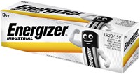 Batterij Energizer Industrial D alkaline 12 Stuk