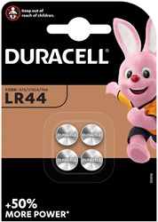 Batterij Duracell LR44 alkaline 4pack 4 Stuk