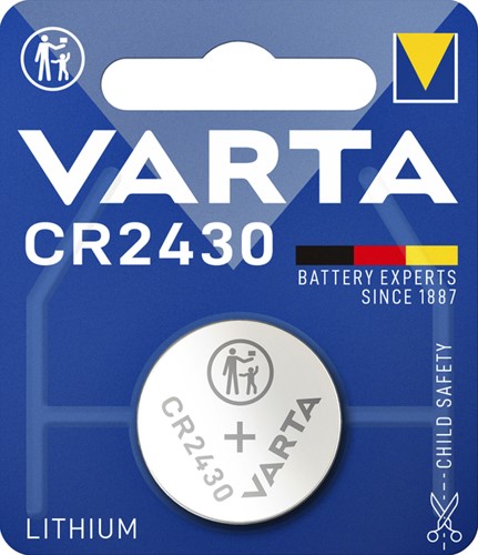 Batterij VARTA knoopcel 1x CR2430 lithium 1 Stuk