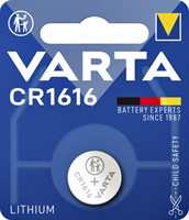 Batterij VARTA knoopcel 1x CR1616 lithium 1 Stuk