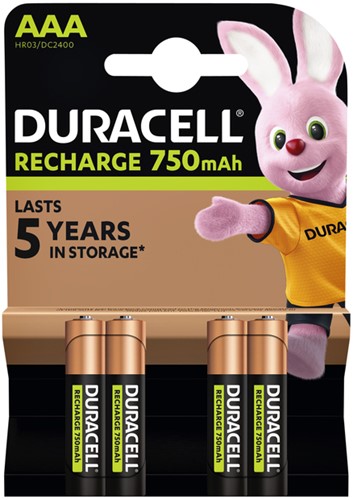 Batterij oplb Durable AAA Plus rcr 750mAh 4 Stuk