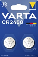 Batterij VARTA knoopcel 2x CR2450 lithium 2 Stuk
