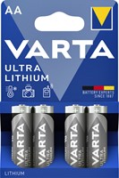 Batterij Varta Ultra lithium 4x AA 4 Stuk