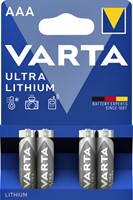 Batterij Varta AAA Ultra lithium 4 Stuk
