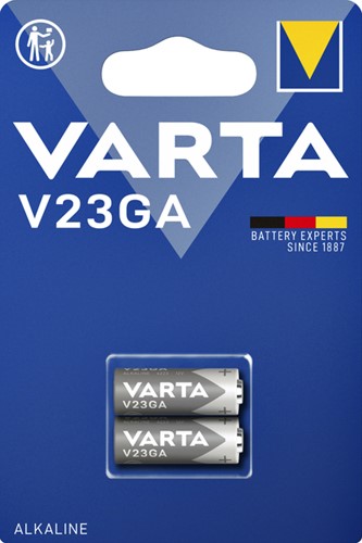 Batterij Varta V23GA 12v alkaline 2 Stuk