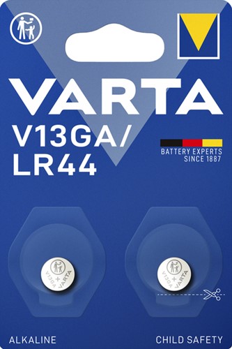 Batterij VARTA knoopcel 2x V13GA alkaline 2 Stuk