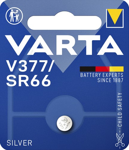 Batterij knoopcel Varta V377 horloge 1 Stuk