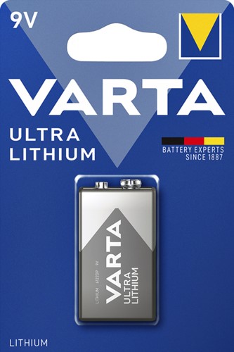 Batterij VARTA Ultra lithium 9Volt 1 Stuk