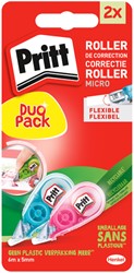 Correctietape Pritt Micro Flex 5mmx6m blister 2 Stuk