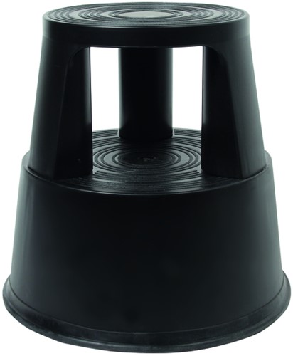 Opstapkruk Quantore 42cm kunststof zwart 1 Stuk