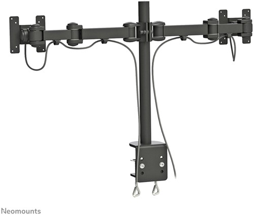 Monitorarm Neomounts D960D 2x 10 27 inch klem zw 1 Stuk-3