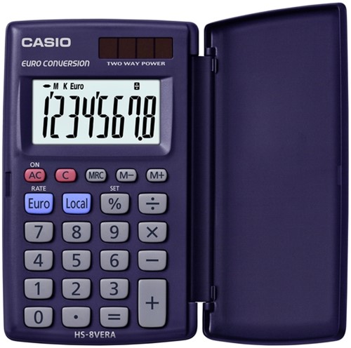 Rekenmachine Casio HS-8VERA 1 Stuk