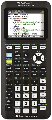 Rekenmachine TI-84 Plus CE-T Python Edition 1 Stuk