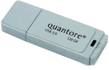 Usb-stick Quantore Fd 128gb 3.0 zilver 1 Stuk