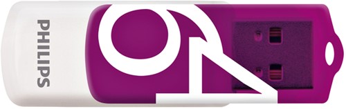 USB stick 2.0 Philips Vivid USB-A 64GB paars 1 Stuk-2