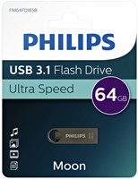 USB stick 3.1 Philips Moon USB-A 64GB grijs 1 Stuk-2