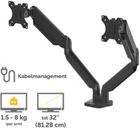 Monitorarm Fellowes Platinum Series dubbel hor 1 Stuk-3