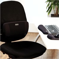 Muismatpolssteun Fellowes Plush Touch zwart 1 Stuk-2