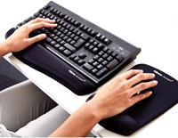 Muismatpolssteun Fellowes Plush Touch zwart 1 Stuk-3