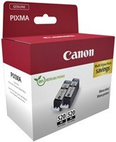 Inktcartridge Canon PGI-520 zwart 2x 2 Stuk-2