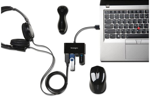 Hub Kensington USB 2.0 4-poorts 1 Stuk-3