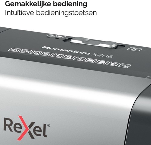 Papiervernietiger Rexel Momentum X406 4x28mm 1 Stuk-3