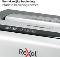 Papiervernietiger Rexel Momentum X312 5x42mm 1 Stuk-3