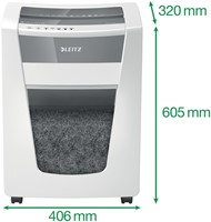 Papiervernietiger Leitz IQ Office Pro 2x15mm 1 Stuk-2