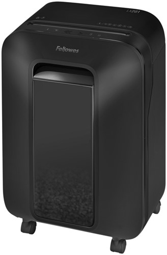 Papiervernietiger Fellowes LX201 2x12mm zwart 1 Stuk