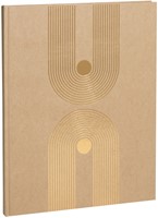 Gastenboek Exacompta Graphik 270x220 blanco kraft 1 Stuk-1