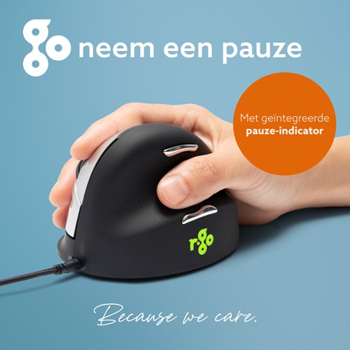 Muis R-Go Ergonomisch HE Break Draad Rechts M 1 Stuk-3