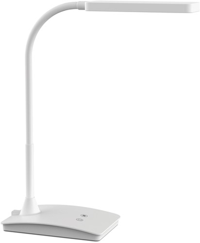 Bureaulamp MAUL Pearly LED voet dimbaar wit 1 Stuk