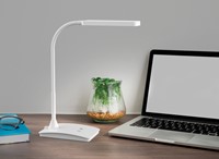 Bureaulamp MAUL Pearly LED voet dimbaar wit 1 Stuk-2
