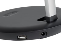 Bureaulamp MAUL Rubia met USB poort zilvergrijs 1 Stuk-2