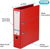 Ordner Elba Smart A4 80mm pp rood 1 Stuk-3