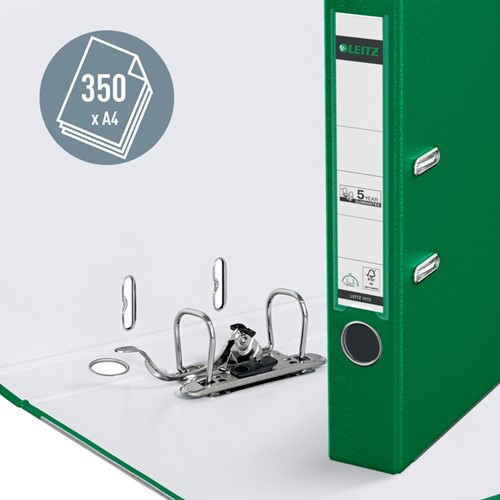 Ordner Leitz 1015 180° 50mm PP A4 groen 1 Stuk-1