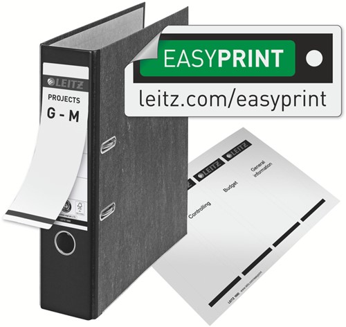 Ordner Leitz 1080 180° 80mm karton A4 zwart 1 Stuk-8