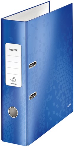 Ordner Leitz Wow 180° gelamineerd 80mm A4 blauw 1 Stuk-2