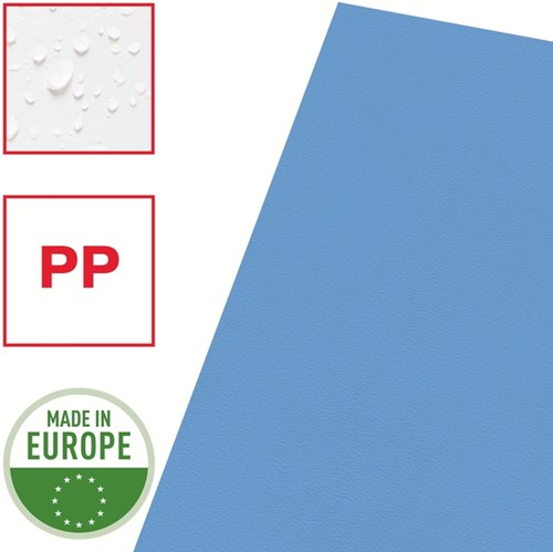 L-map Esselte standaard A4 0.11mm PP blauw 100 Stuk-10