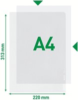 L-map Leitz Premium PP A4 transparant 100 Stuk-3