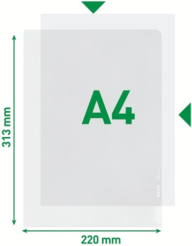 L-map Leitz Premium PP A4 transparant 100 Stuk-3