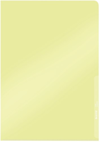 L-map Leitz Premium copy safe PVC A4 geel 100st 100 Stuk