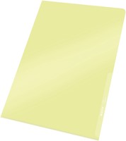 L-map Leitz Premium copy safe PVC A4 geel 100st 100 Stuk-2