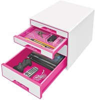 Ladenblok Leitz WOW 4 laden wit/roze 1 Stuk-3