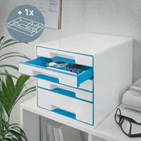 Ladenbox Leitz WOW 5 laden wit/blauw 1 Stuk-1