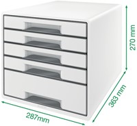 Ladenbox Leitz WOW laden wit/paars 1 Stuk-2