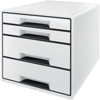 Ladenblok Leitz WOW CUBE A4 maxi 4 laden wit/zwart 1 Stuk-1