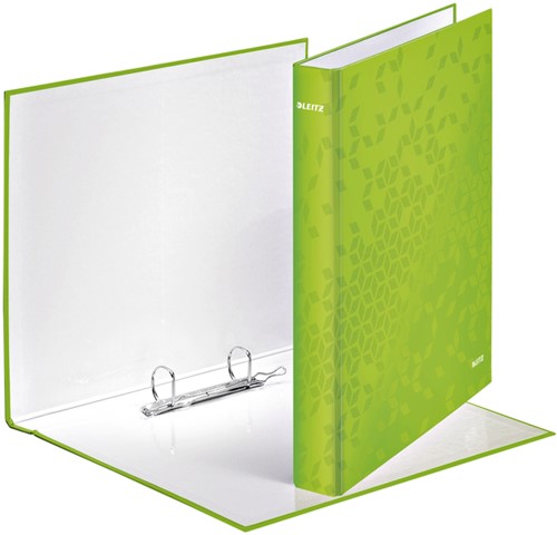 Ringband Leitz WOW A4 maxi 2-rings D-mech 40mm gn 1 Stuk